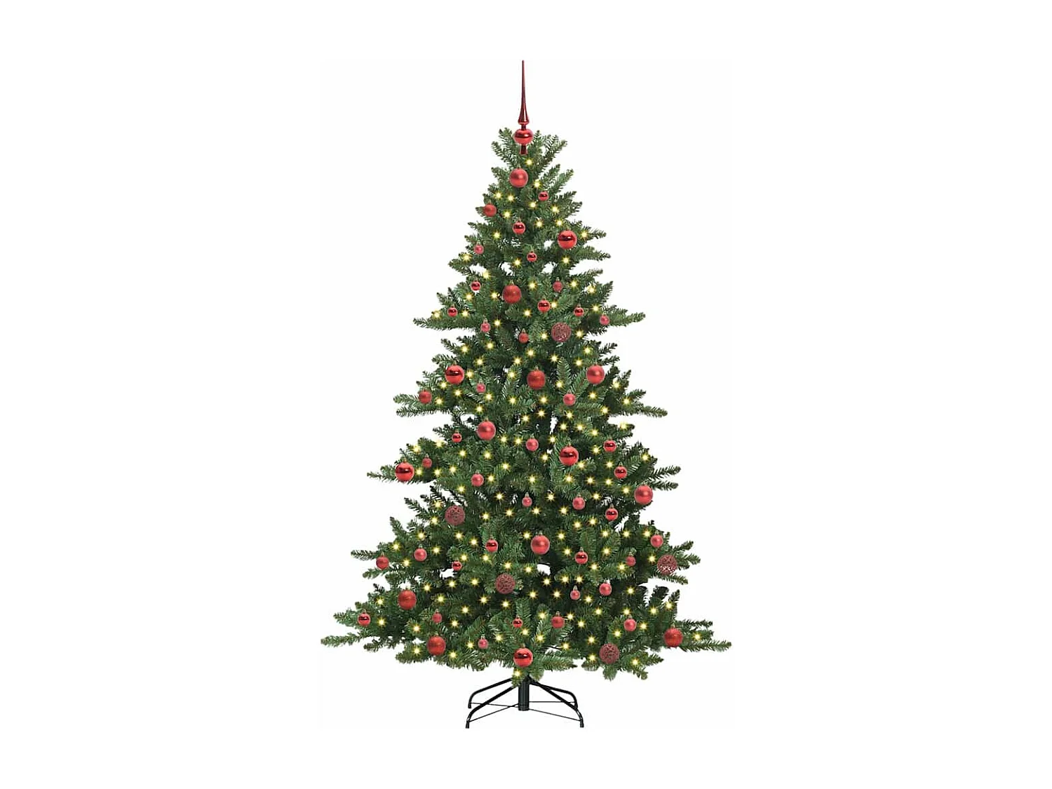 Sapin de Noël Artificiel à Branches Articulées 180 cm PVC