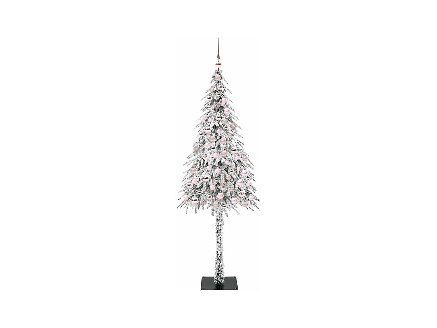 Sapin de Noël avec 300 LED Blanc 210 cm PE et Acier