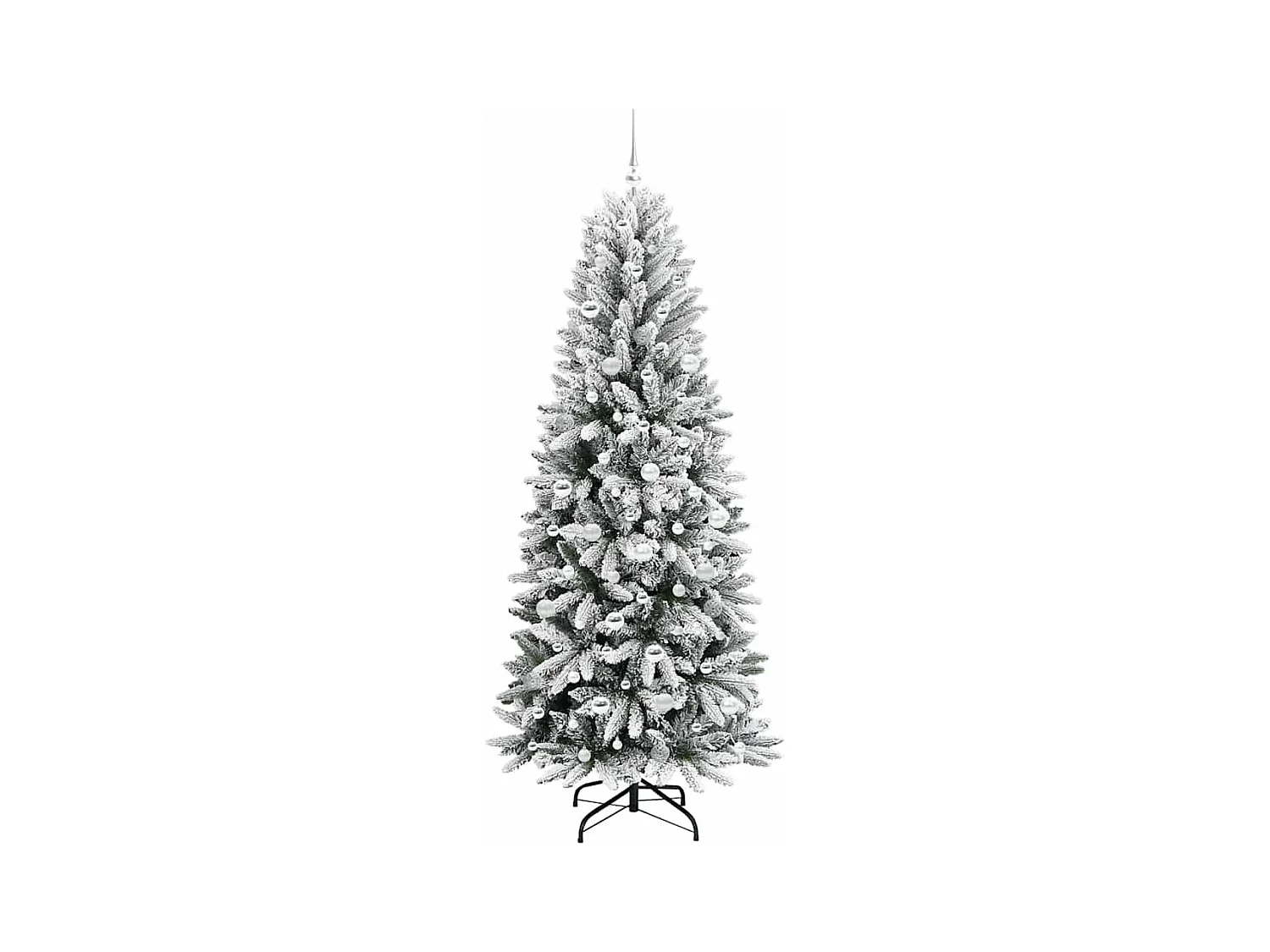 Sapin de Noël artificiel avec 300 LED Blanc 78 x 78 x 210 cm