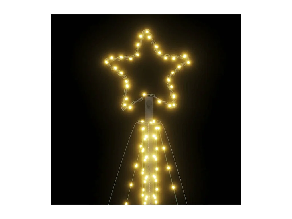 LED Árvore de Natal 570 LEDs Branco Quente 399 cm