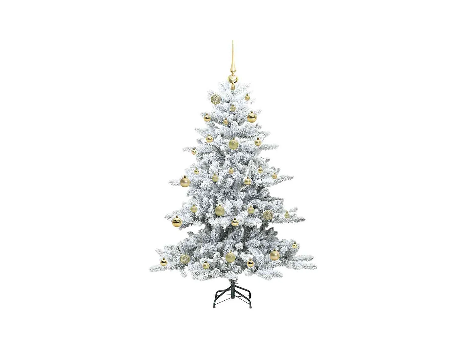 Árbol de Navidad artificial con ramas articuladas 150 cm PVC