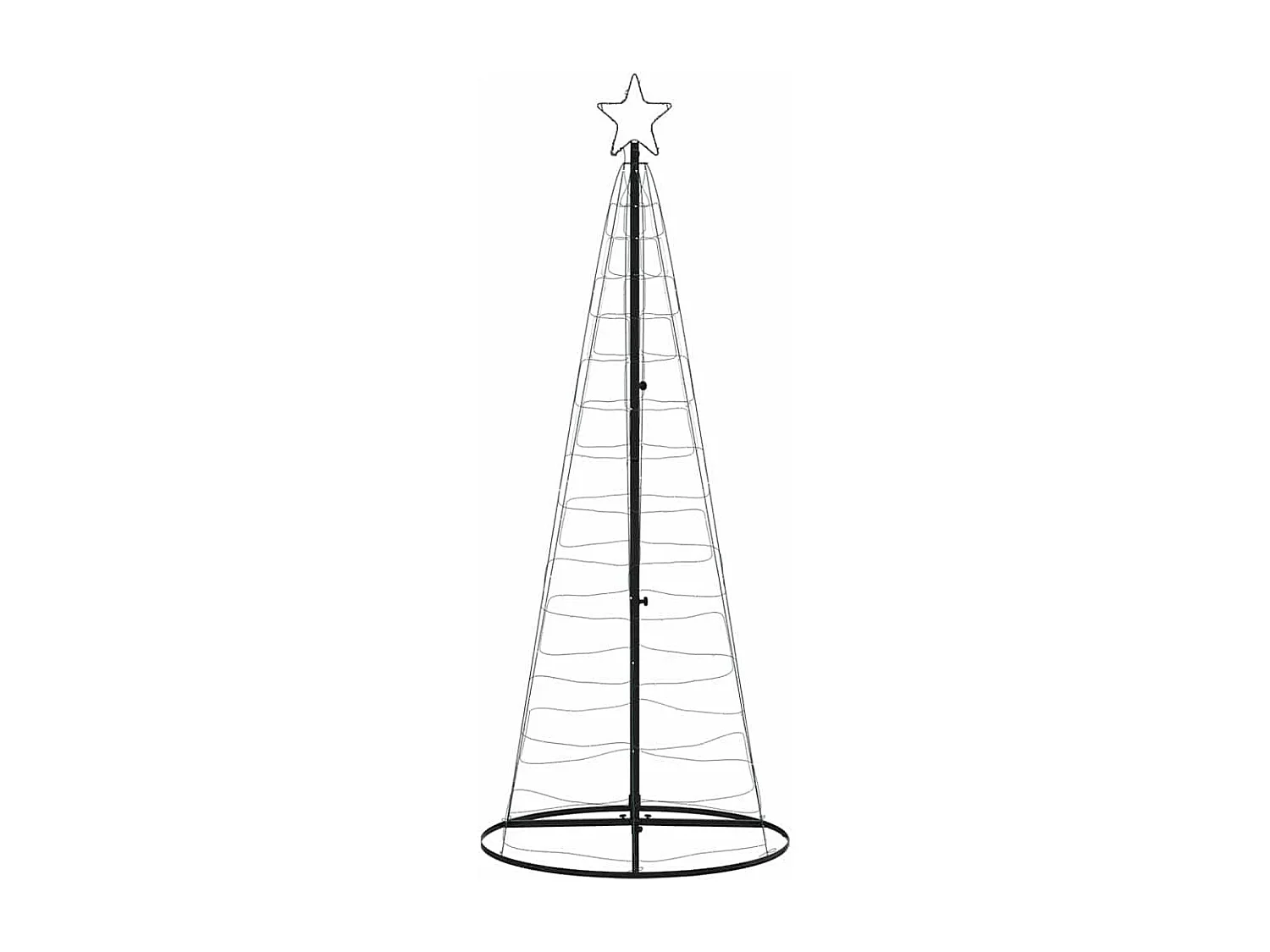 Sapin de Noël à LED 200 LED bleu 182 cm