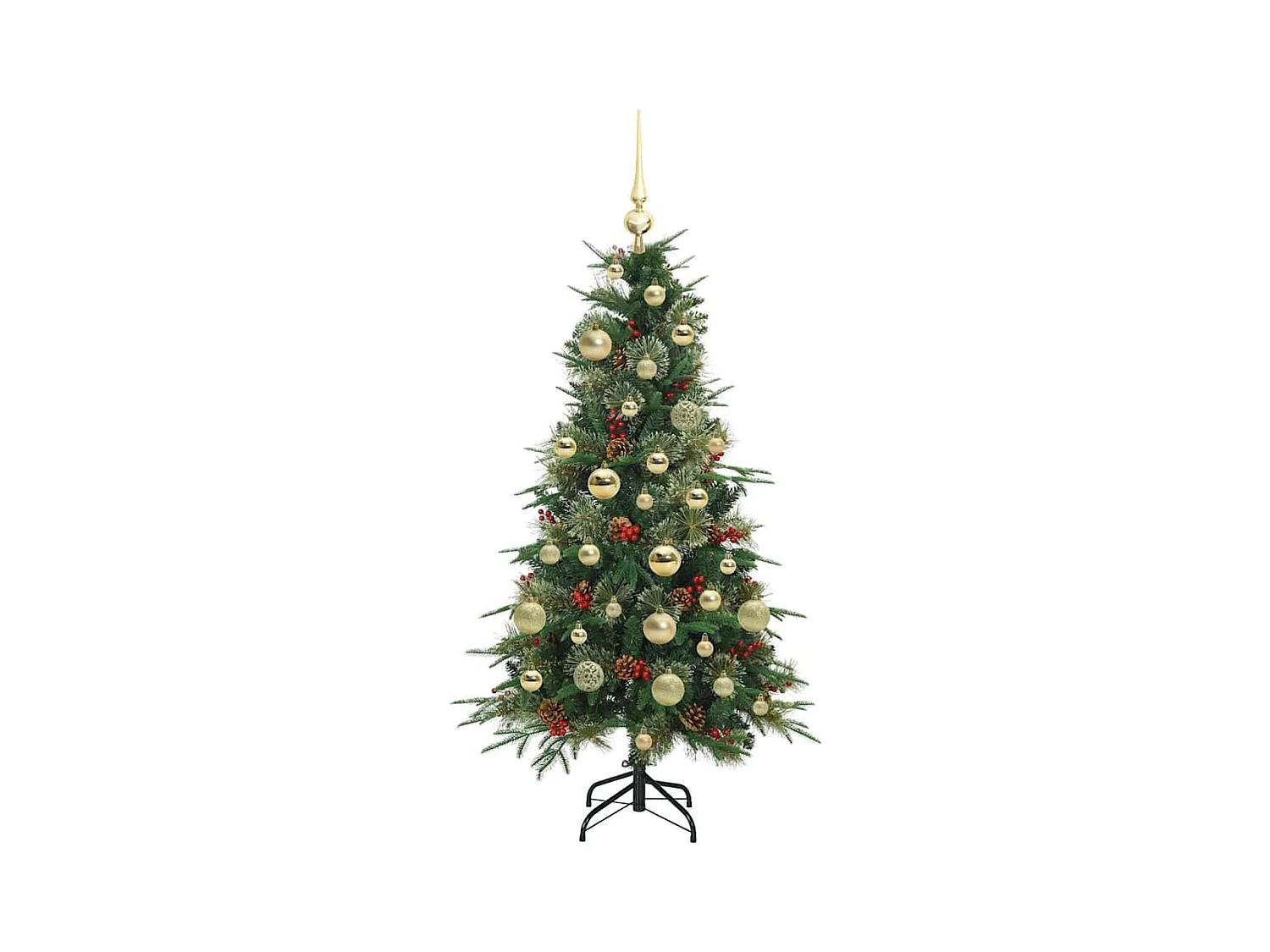 Árbol de Navidad artificial con ramas articuladas Verde 120 cm