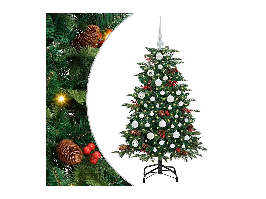 Sapin de Noël artificiel Vert 120 cm PVC, métal et plastique