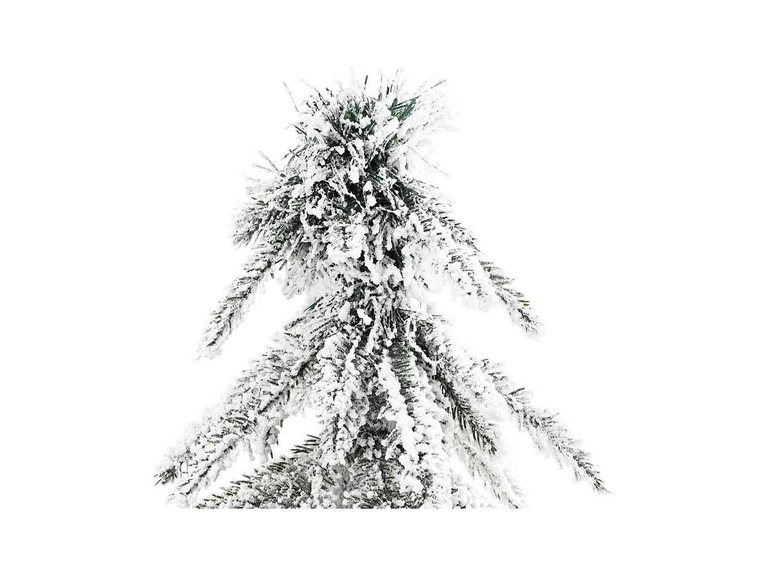 Sapin de Noël avec 300 LED Blanc 180 cm PE et Acier