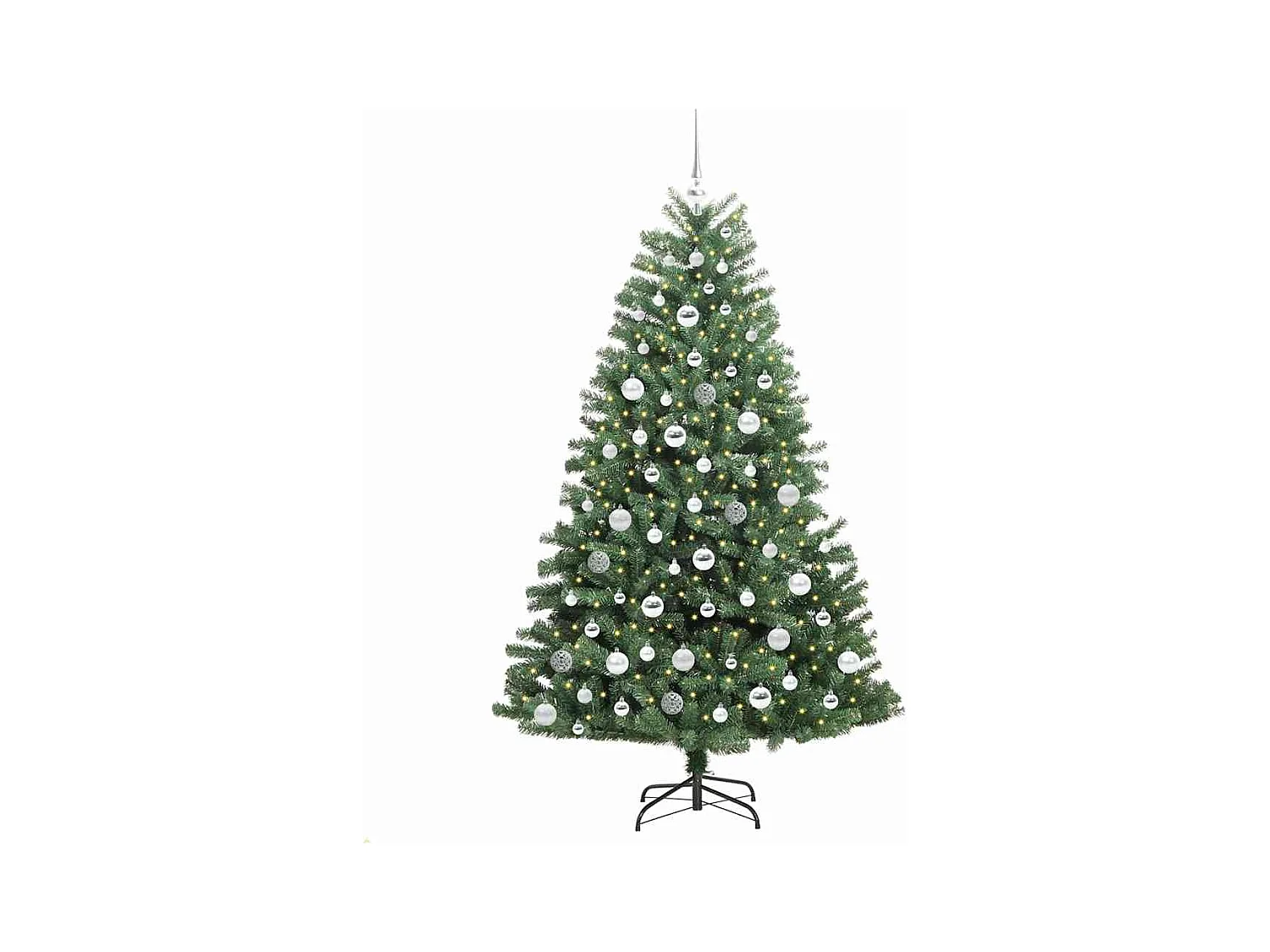 Sapin de Noël Artificiel à Branches Articulées Vert 180 cm