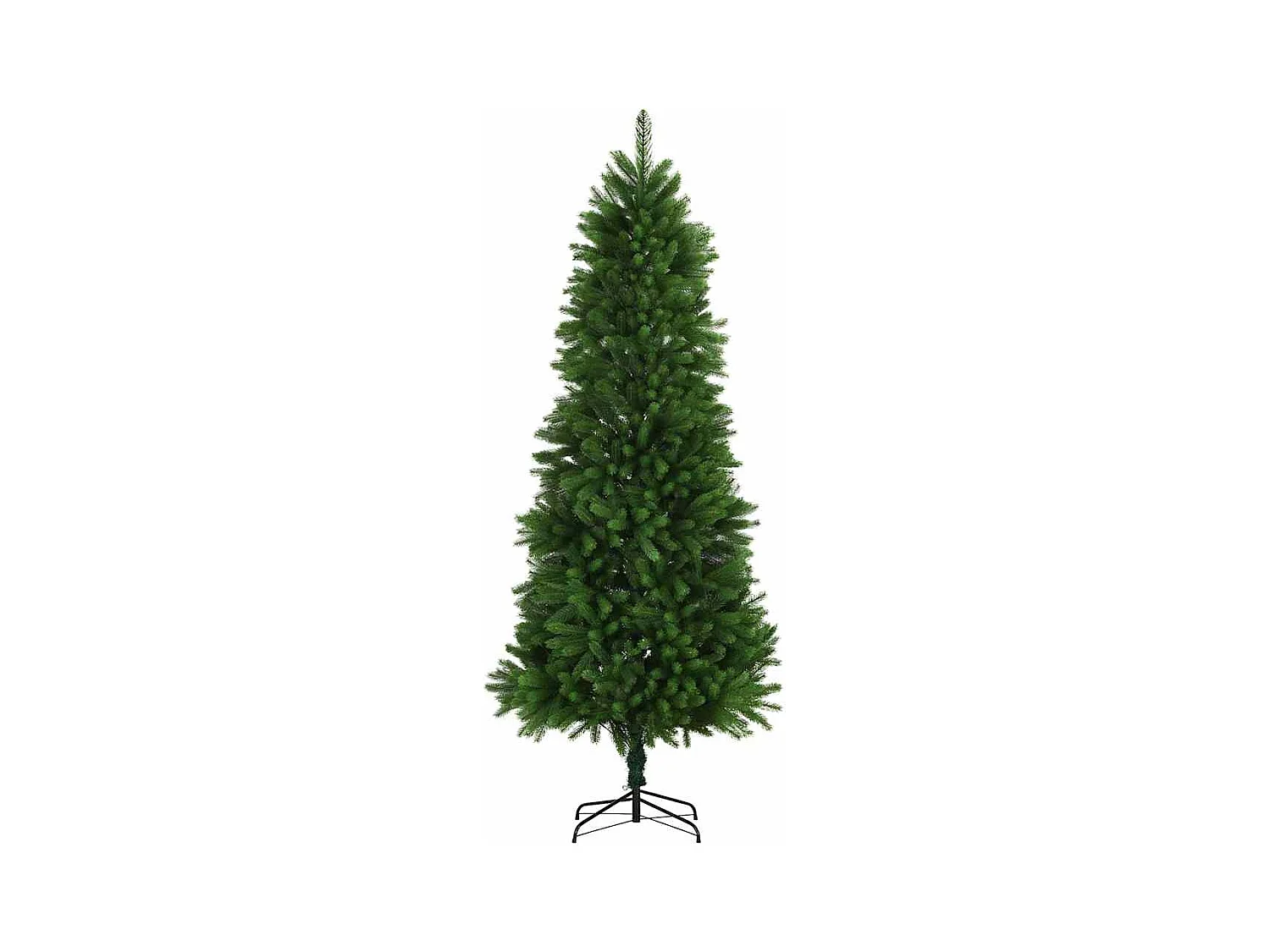 Sapin de Noël avec 300 LED avec support Vert 240 cm PE