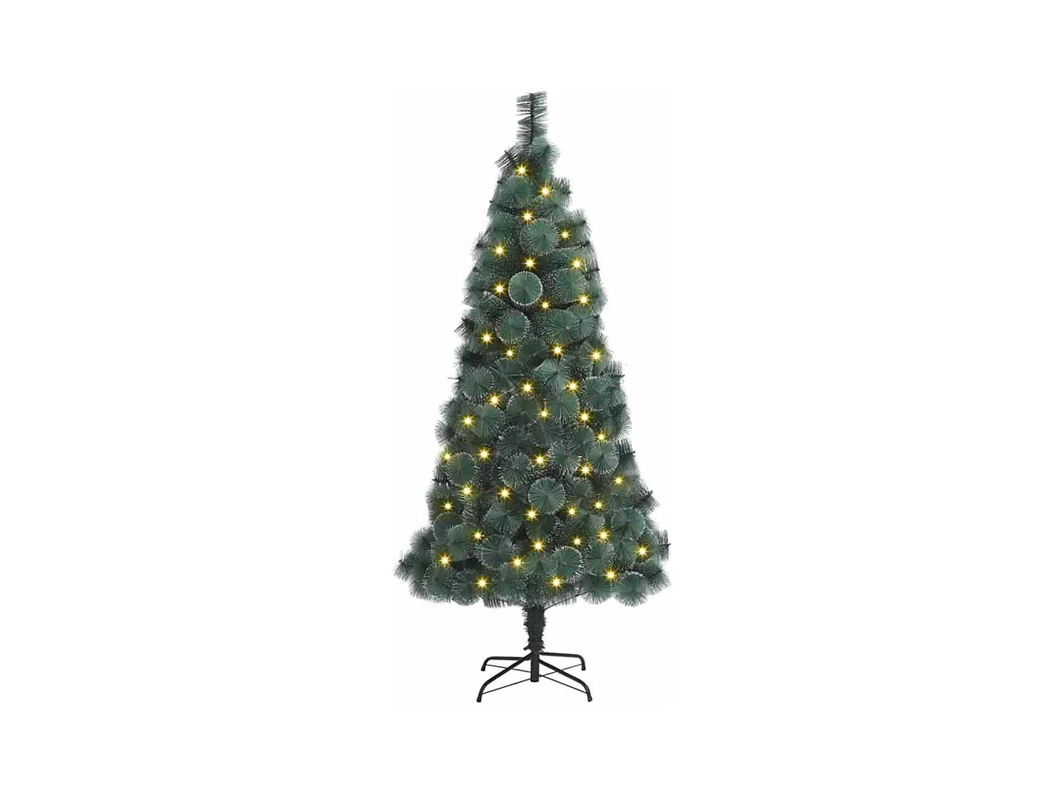 Sapin de Noël artificiel pré-éclairé Vert 180 cm PET