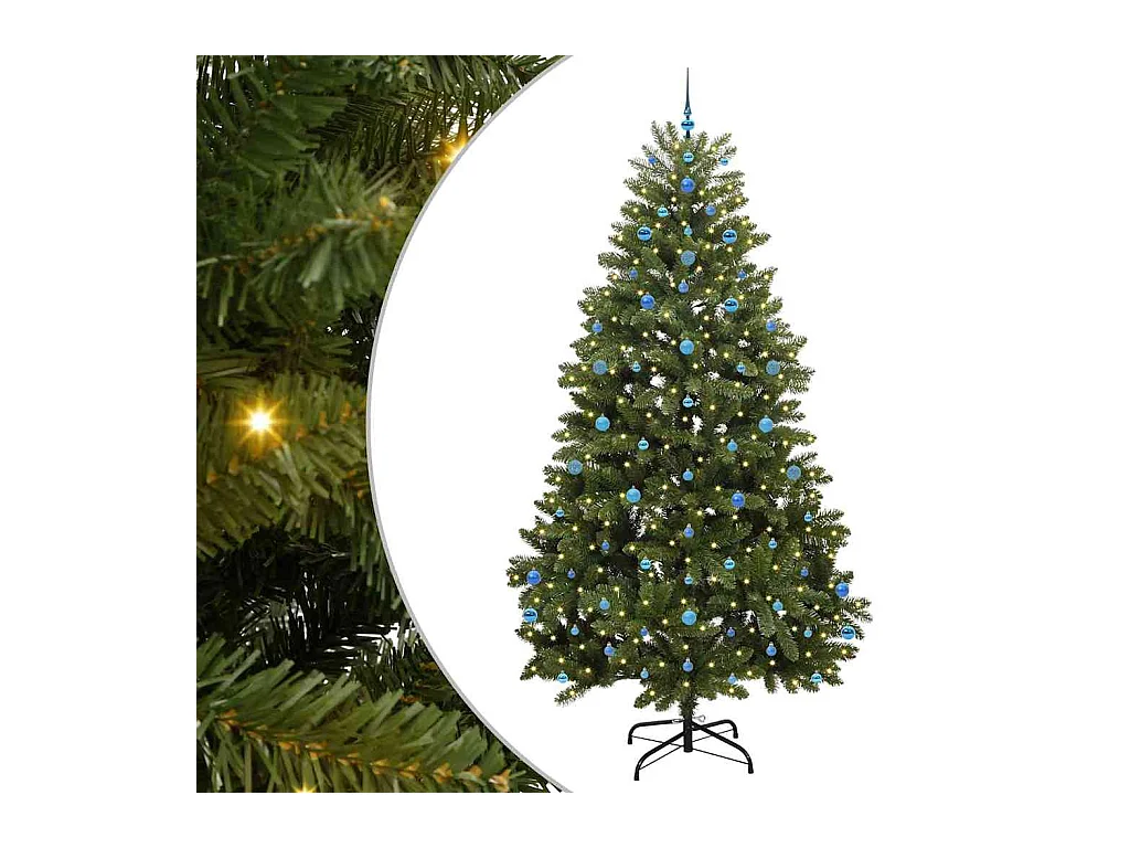 Sapin de Noël artificiel Vert 270 cm PVC et métal