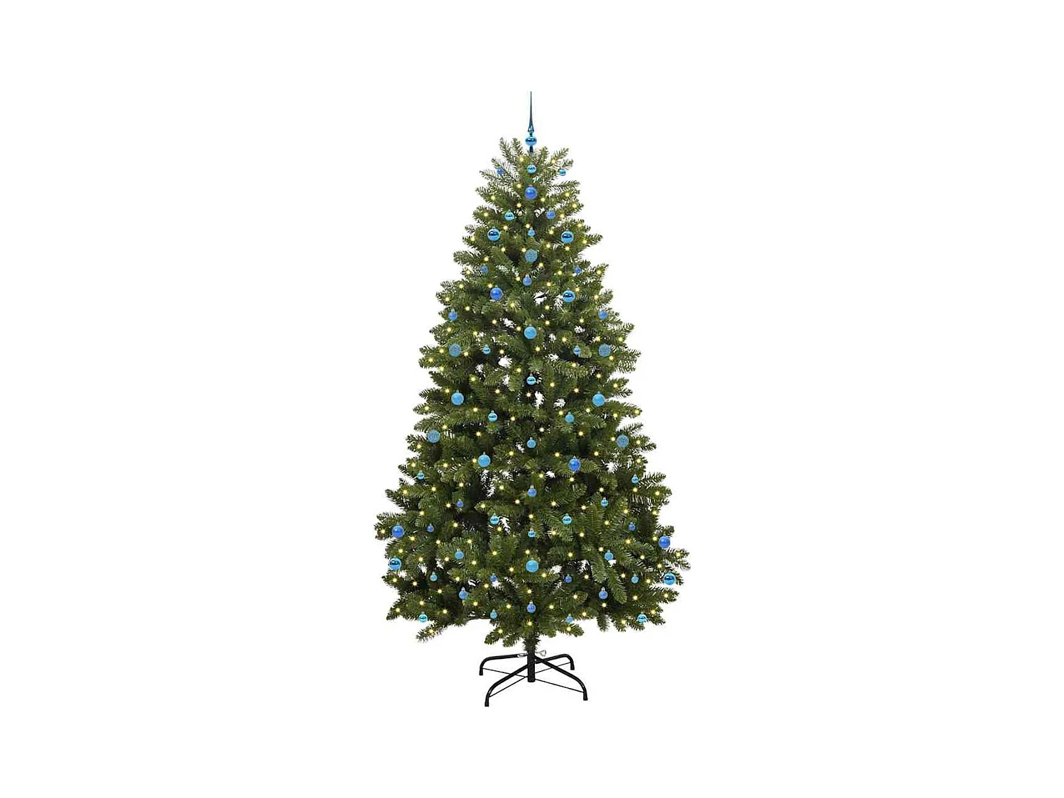 Sapin de Noël artificiel Vert 270 cm PVC et métal