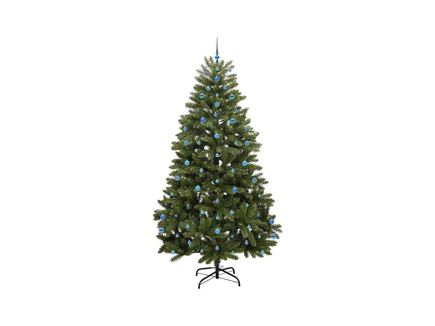 Sapin de Noël artificiel Vert 270 cm PVC et métal
