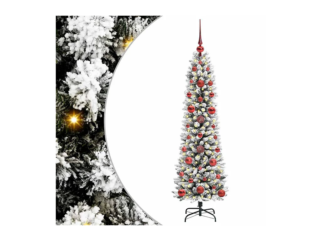 Árbol de Navidad artificial con 150 LED verde y 120 cm