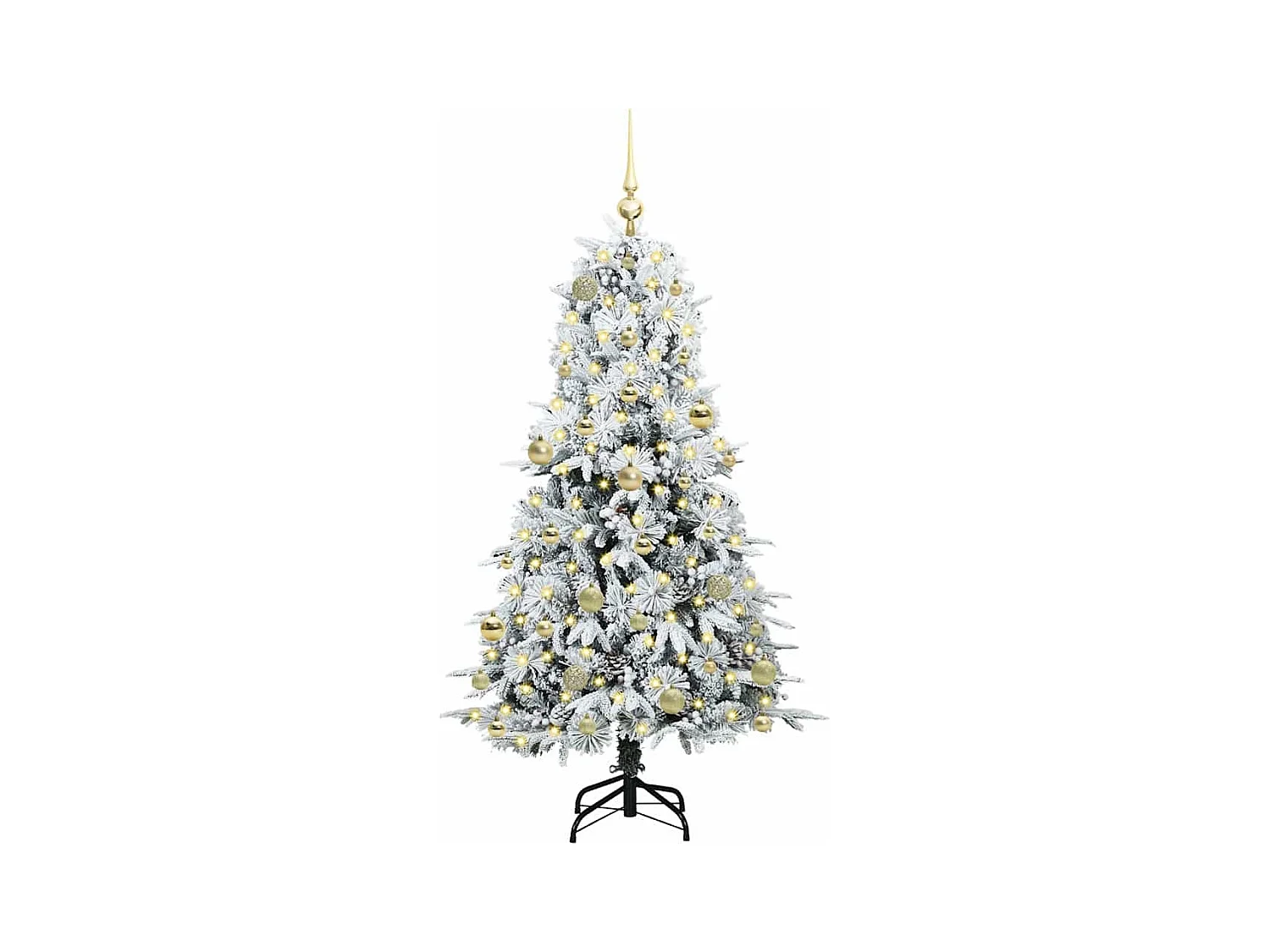 Árbol de Navidad artificial con ramas articuladas Verde 150 cm