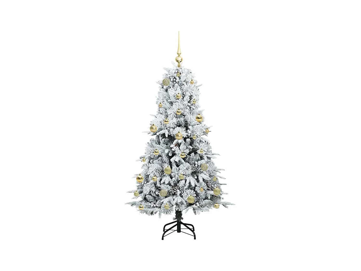 Árbol de Navidad artificial con ramas articuladas Verde 150 cm