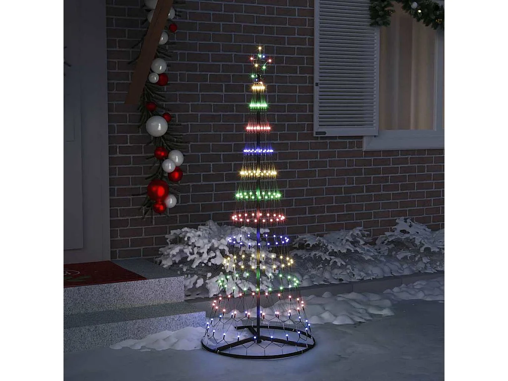 Arbre de Noël LED Multicolore 71 x 71 x 184,5 cm Métal