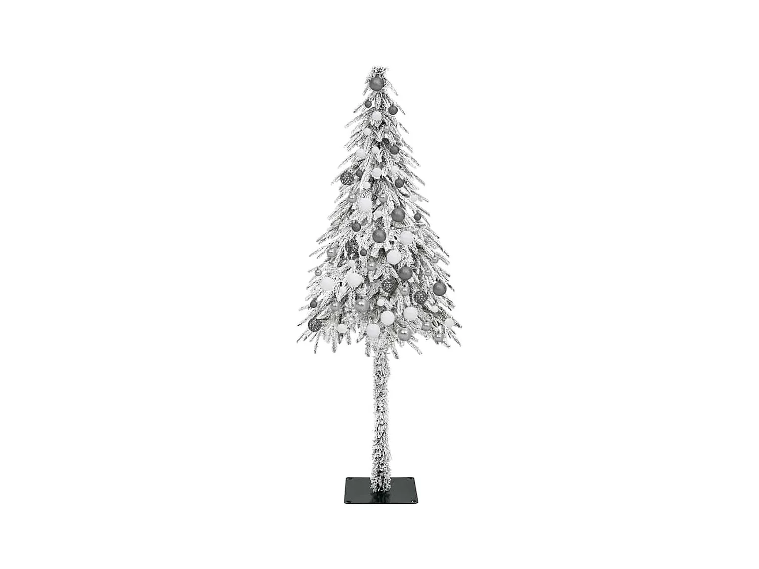 Sapin de Noël avec 300 LED Blanc 180 cm PE et Acier