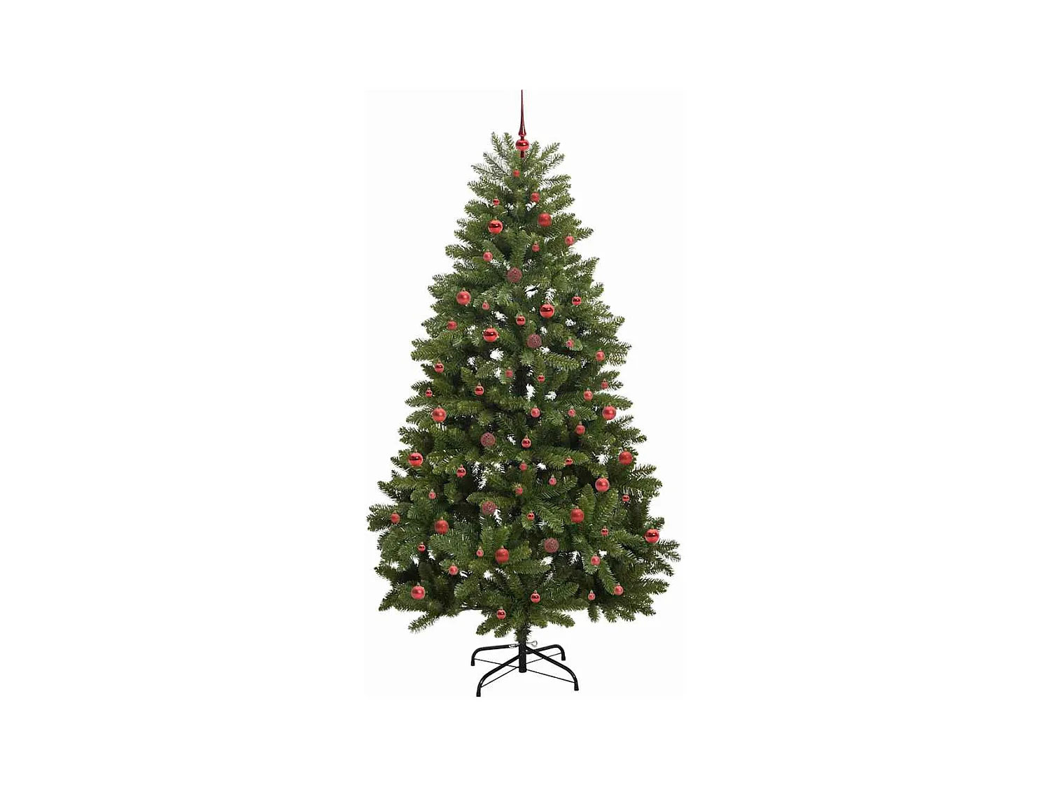 Sapin de Noël artificiel Vert 240 cm PVC et métal