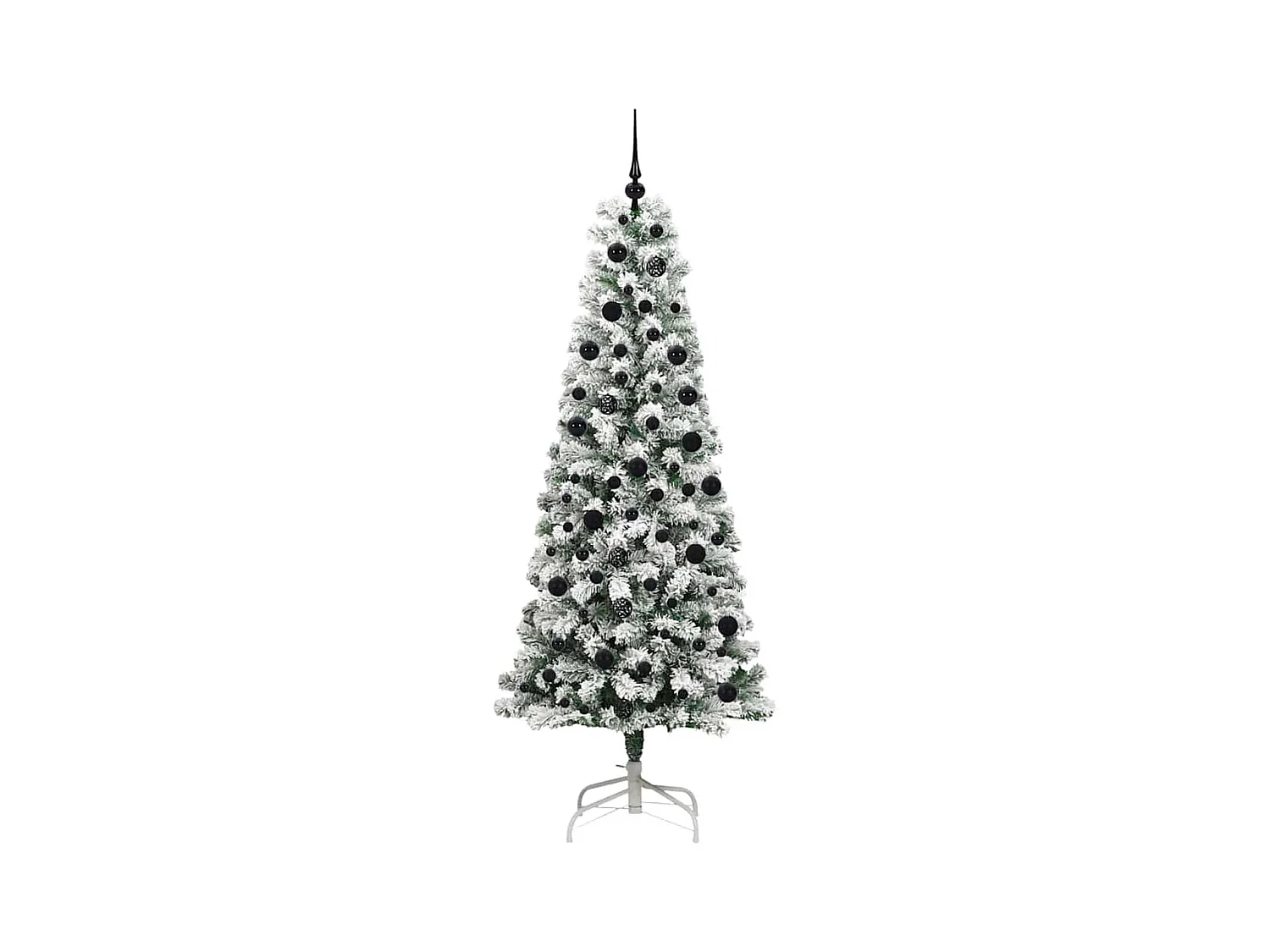 Árbol de Navidad artificial con ramas articuladas 210 cm PVC