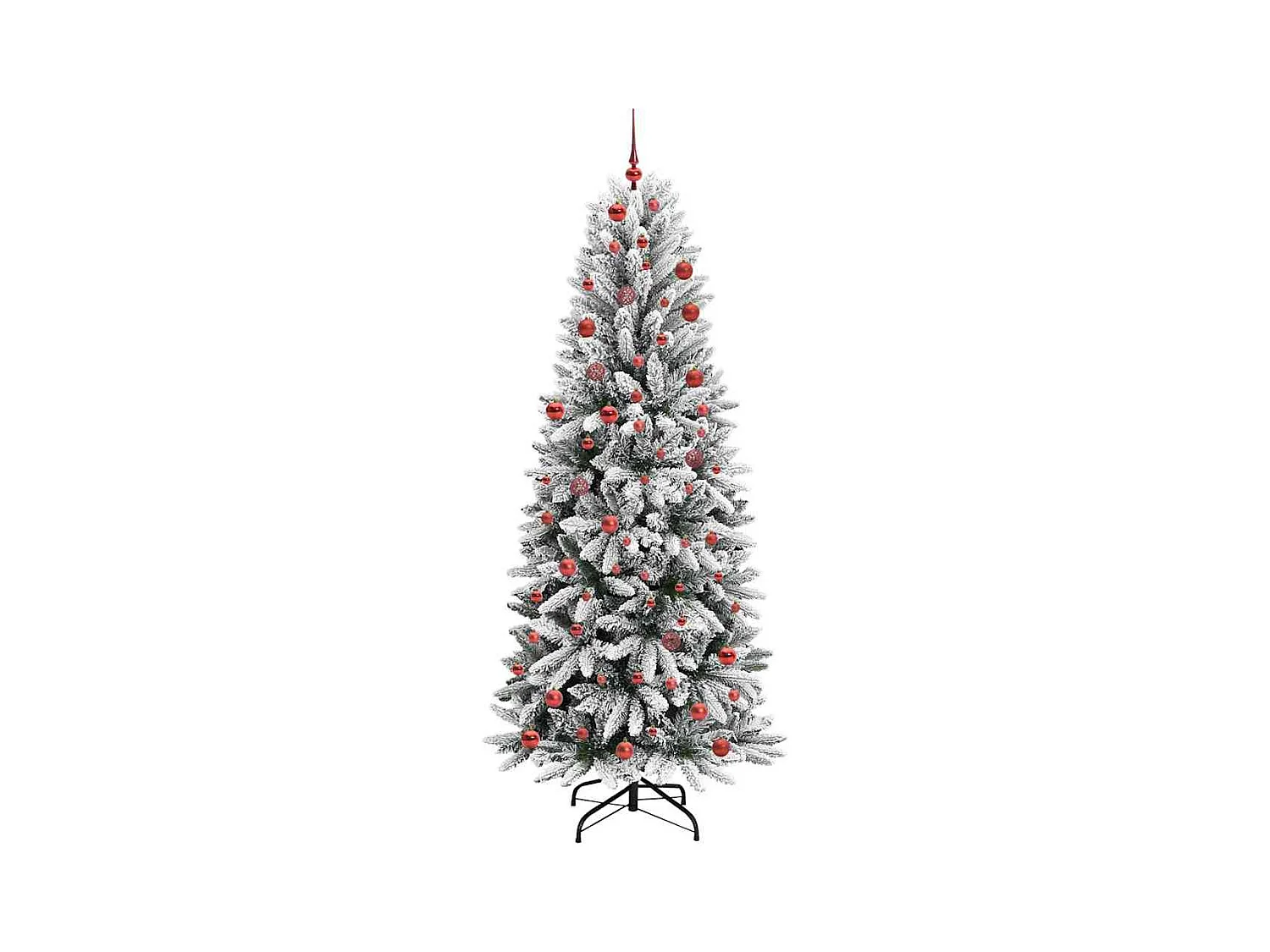 Sapin de Noël artificiel avec 300 LED Blanc 78 x 78 x 210 cm