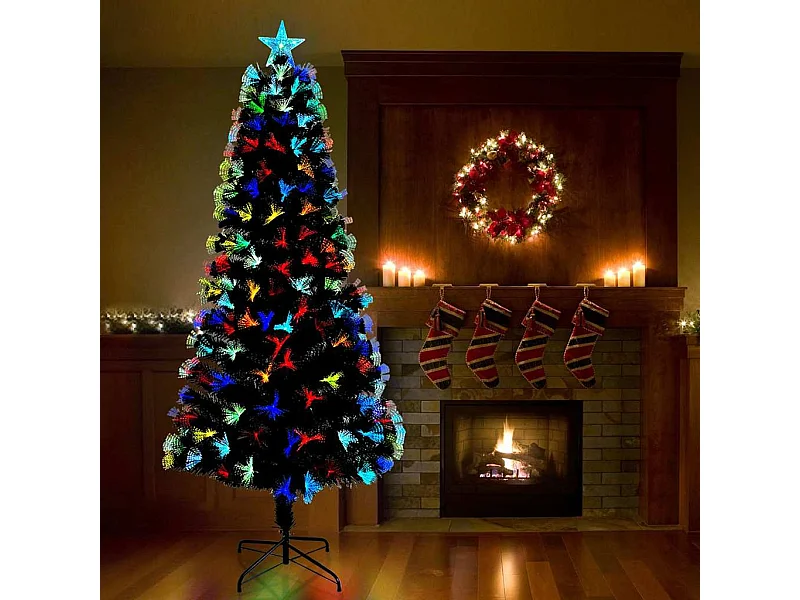 Sapin de Noël artificiel Vert 210 cm PVC