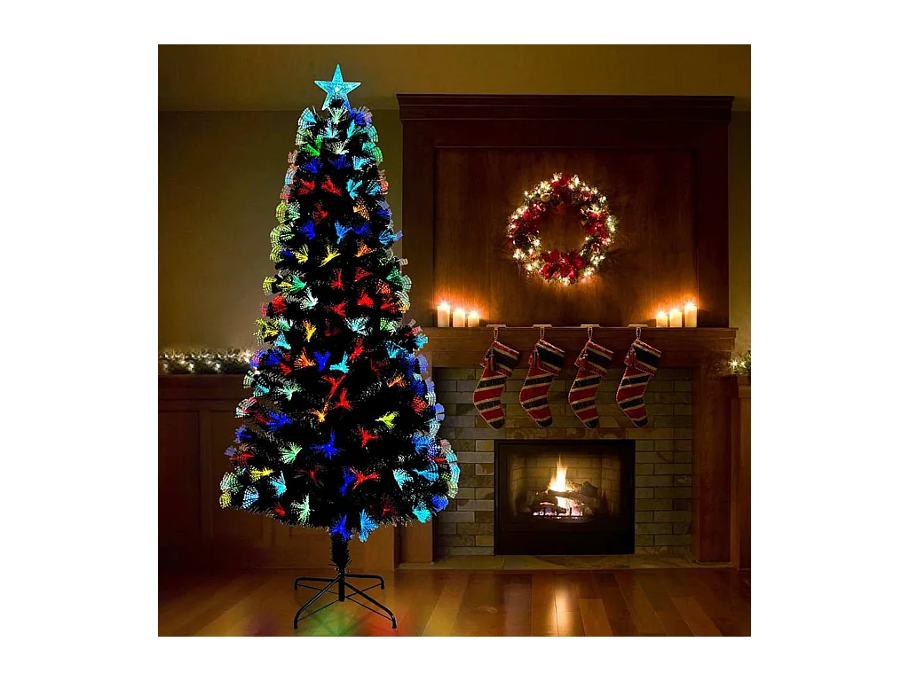 Sapin de Noël artificiel Vert 210 cm PVC