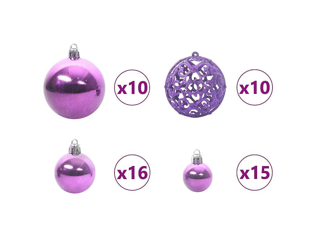 Sapin de Noël artificiel Vert 210 cm PVC et métal