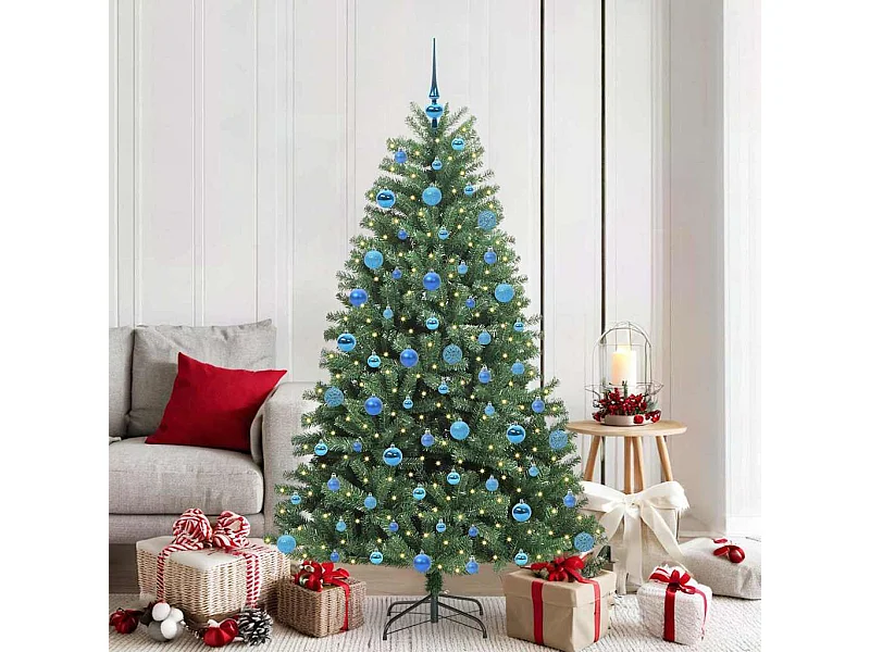 Sapin de Noël Artificiel à Branches Articulées Vert 180 cm