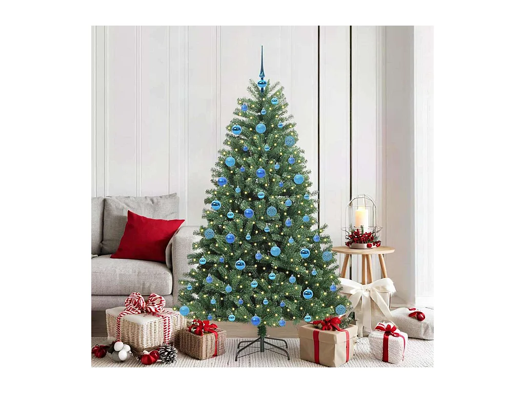 Árbol de Navidad artificial con ramas articuladas Verde 180 cm
