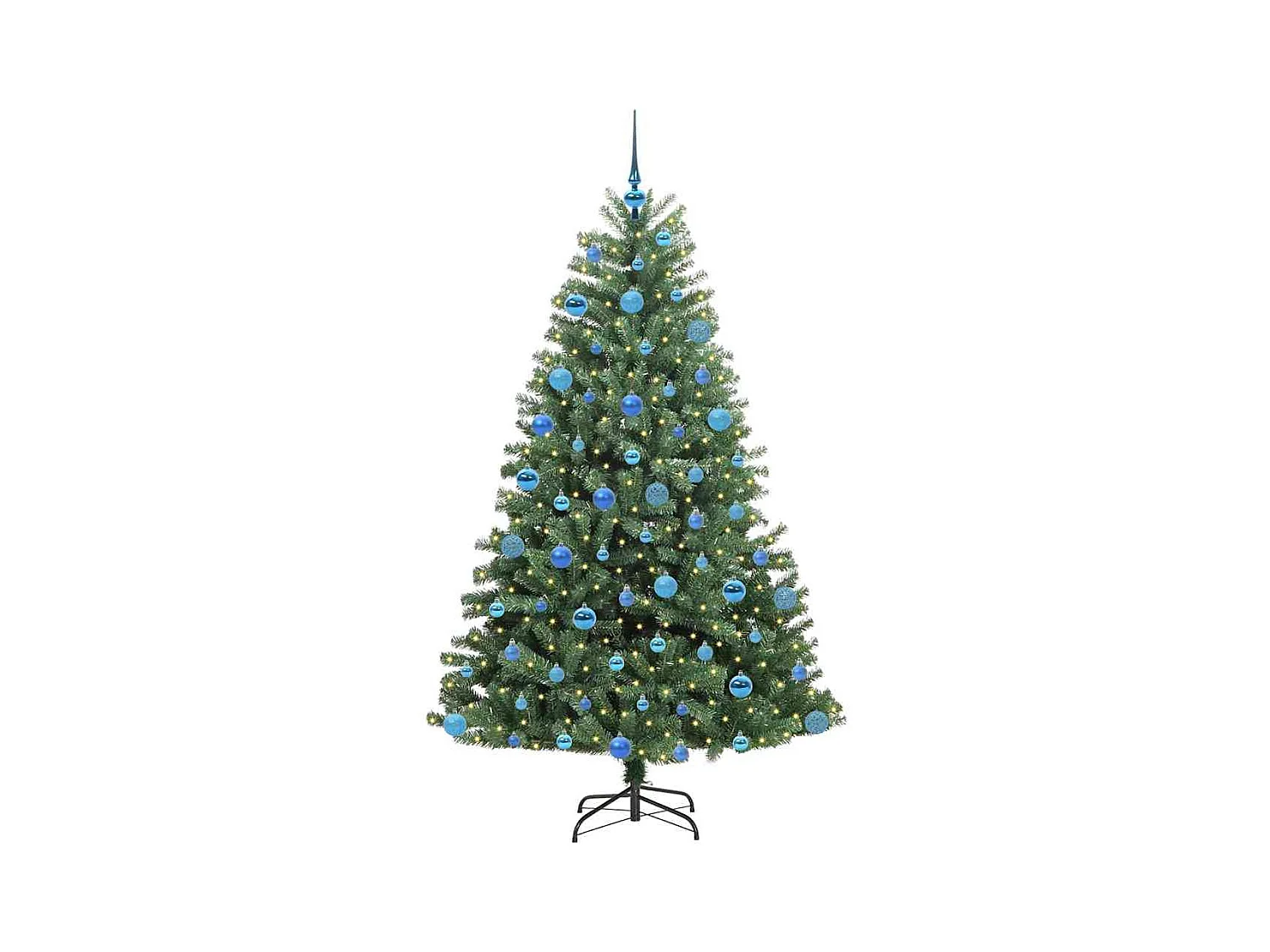 Árbol de Navidad artificial con ramas articuladas Verde 180 cm