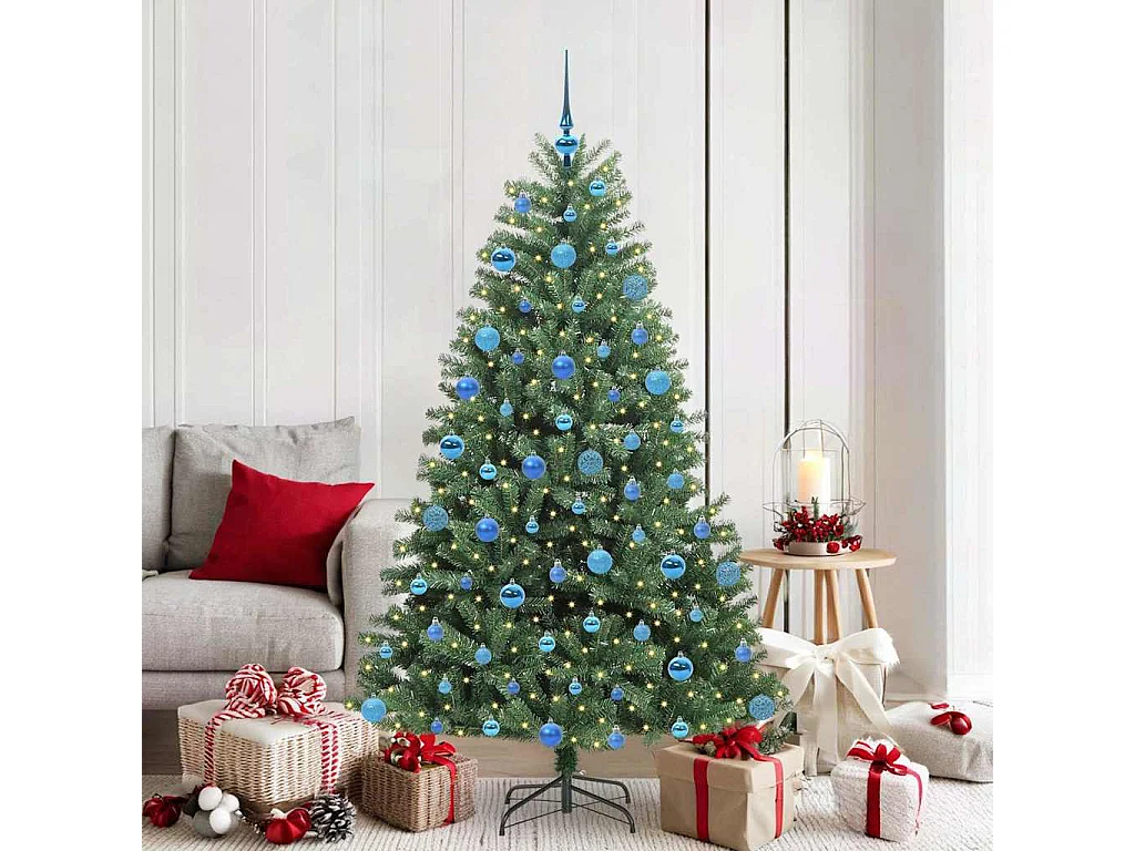 Sapin de Noël Artificiel à Branches Articulées Vert 180 cm