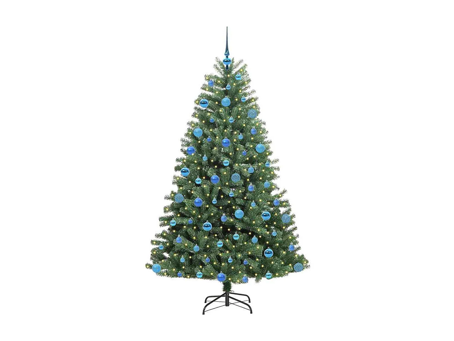 Sapin de Noël Artificiel à Branches Articulées Vert 180 cm