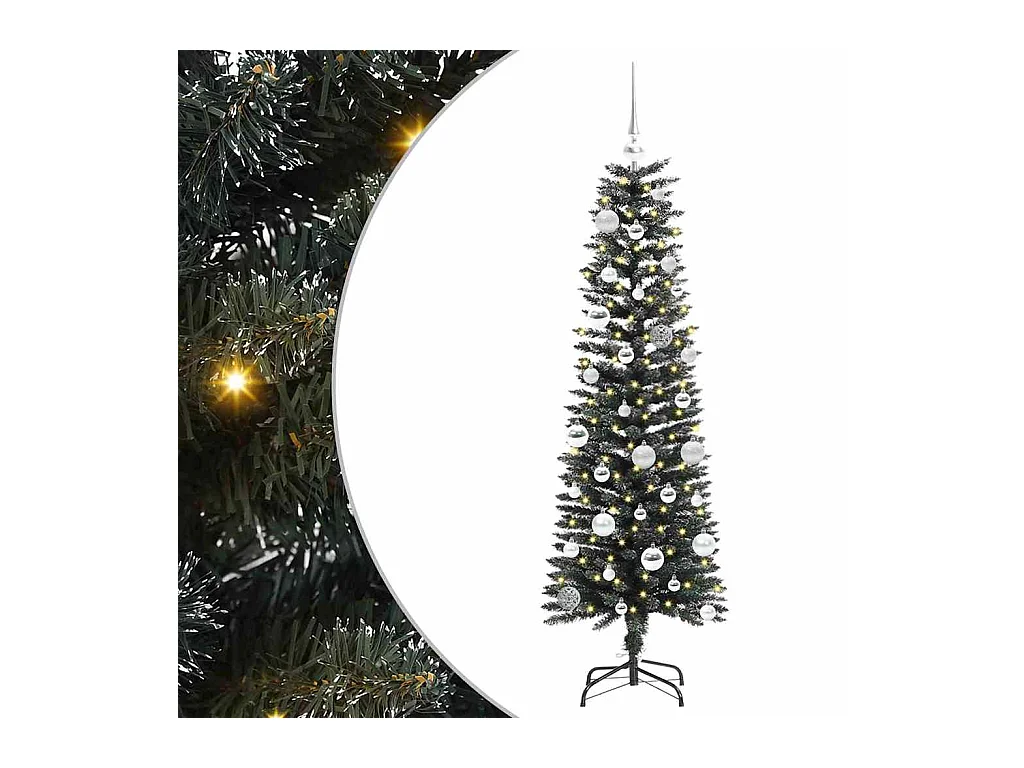 Sapin de Noël artificiel avec 150 LED Vert 43 x 43 x 150 cm