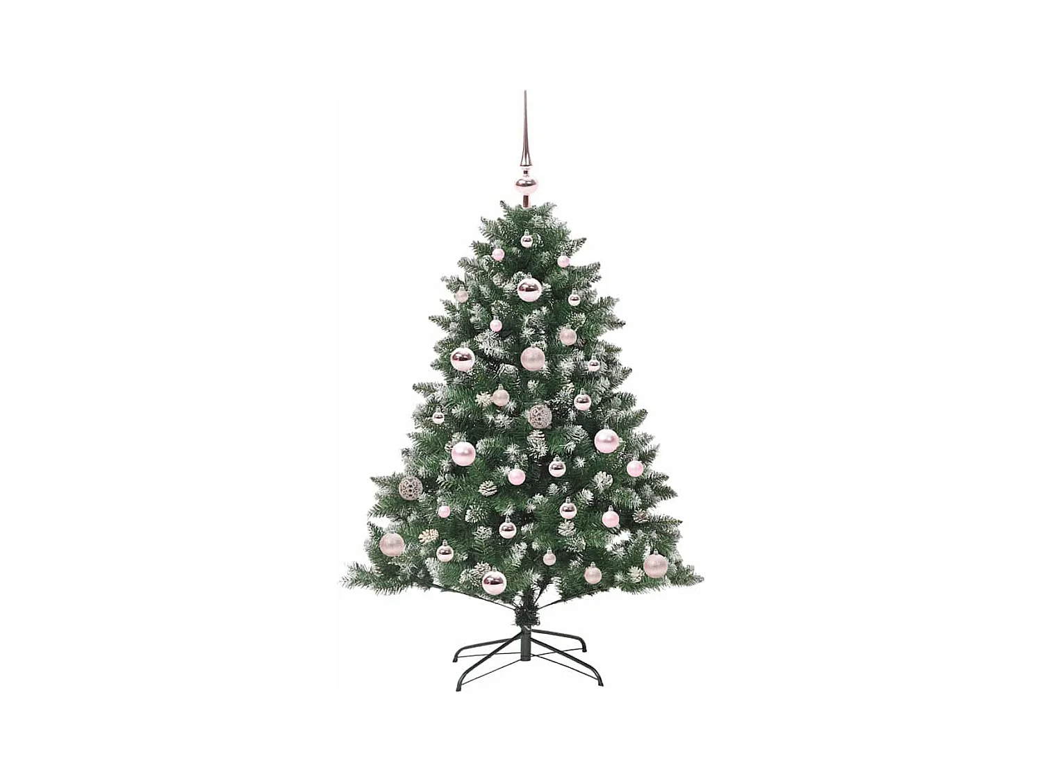 Sapin de Noël artificiel avec 150 LED Vert 85 x 85 x 120 cm