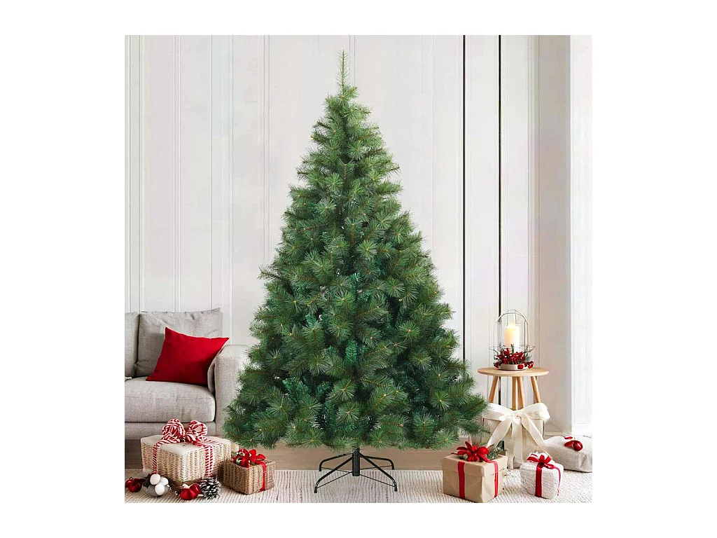 Sapin de Noël Artificiel à Branches Articulées Vert 210 cm