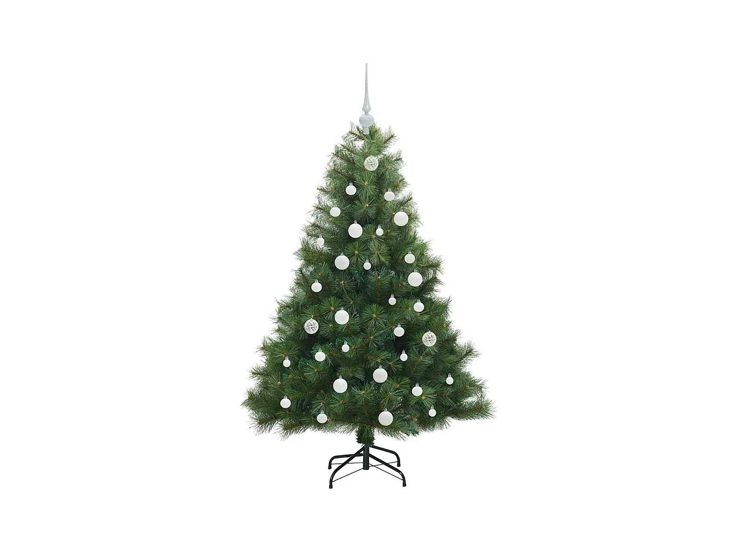 Árbol de Navidad artificial con 150 LED Verde 150 cm PE y PVC
