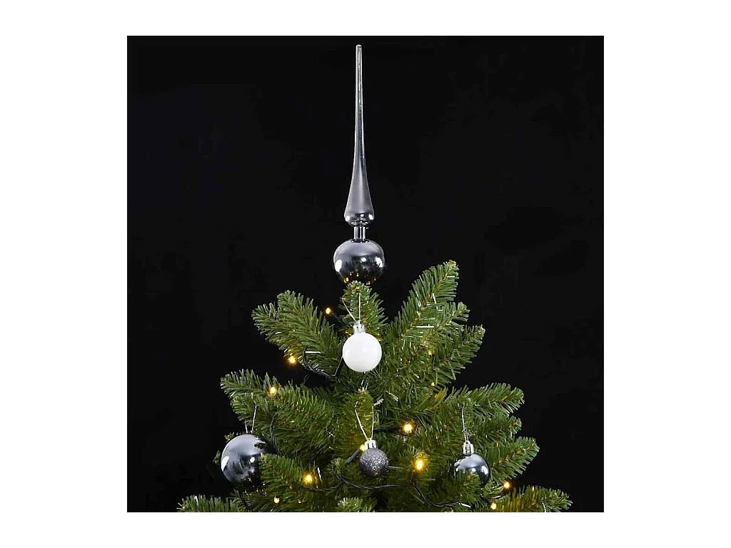 Sapin de Noël artificiel articulé 300 LED et boules 270 cm