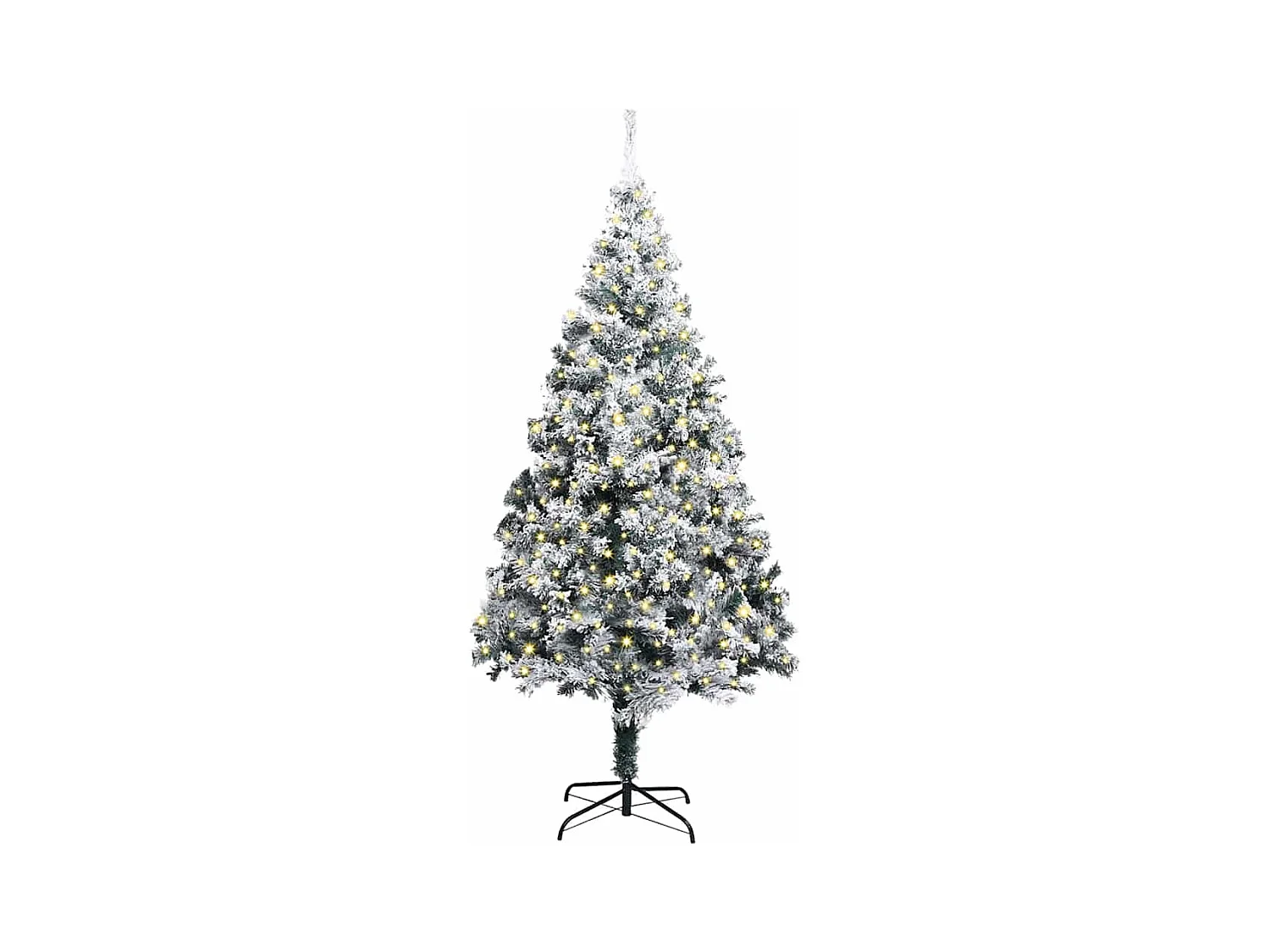 Sapin de Noël artificiel pré-éclairé Vert 400 cm PVC