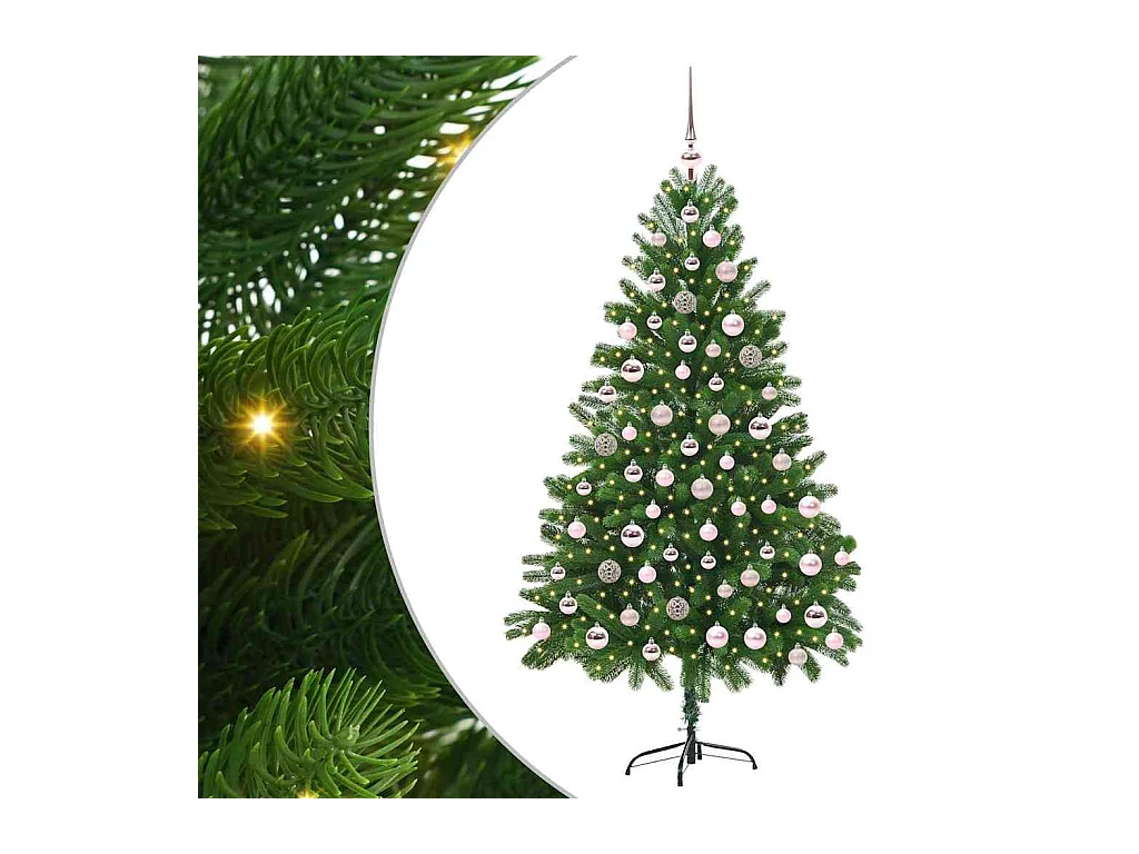 Kerstboom met 300 LED met standaard Groen 180 cm PE