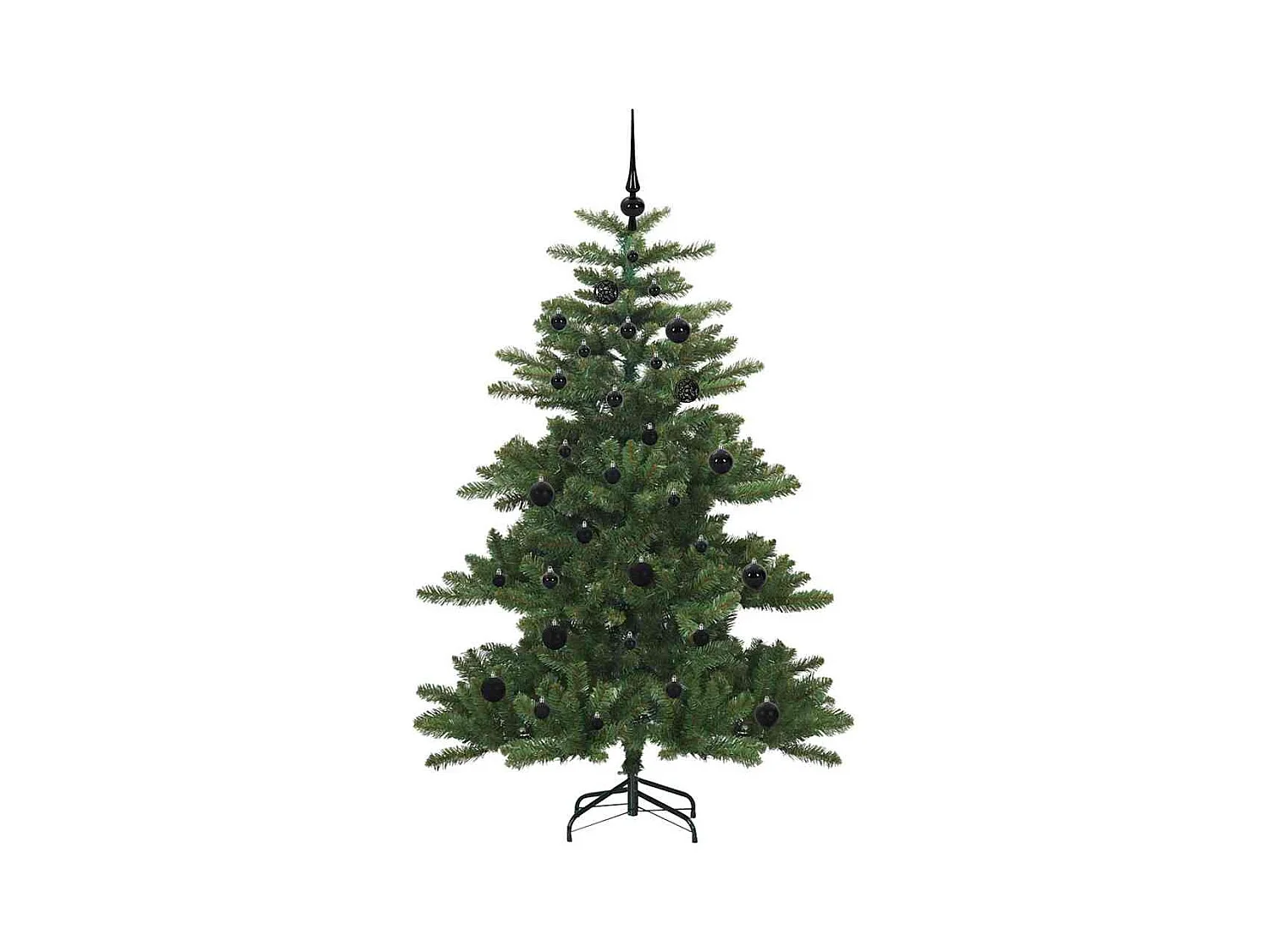 Árbol de Navidad artificial con ramas articuladas 150 cm PVC