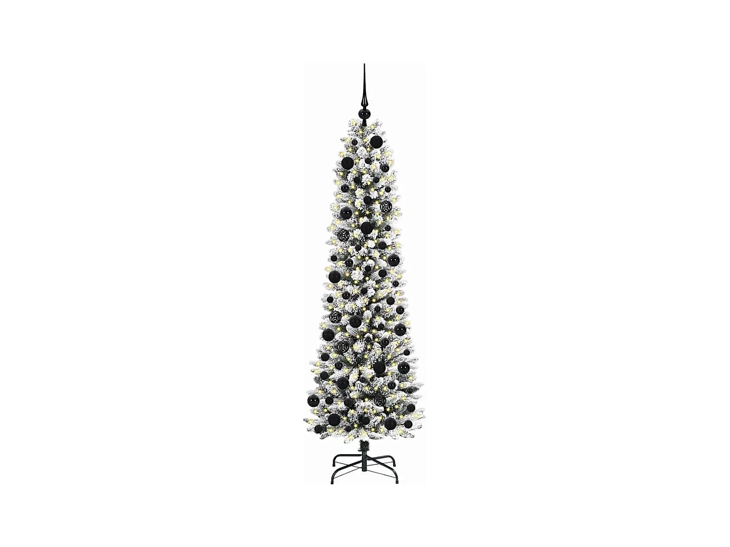 Árbol de Navidad artificial con 300 LED verde y 180 cm