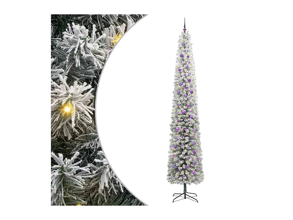 Sapin de Noël artificiel Vert 300 cm PVC et acier et plastique