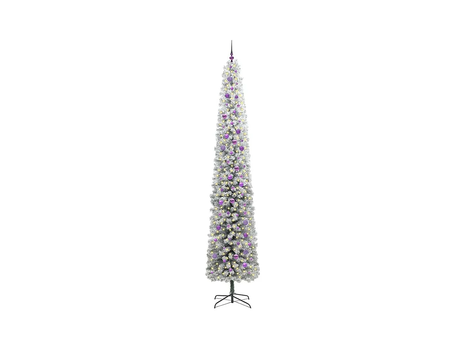 Sapin de Noël artificiel Vert 300 cm PVC et acier et plastique