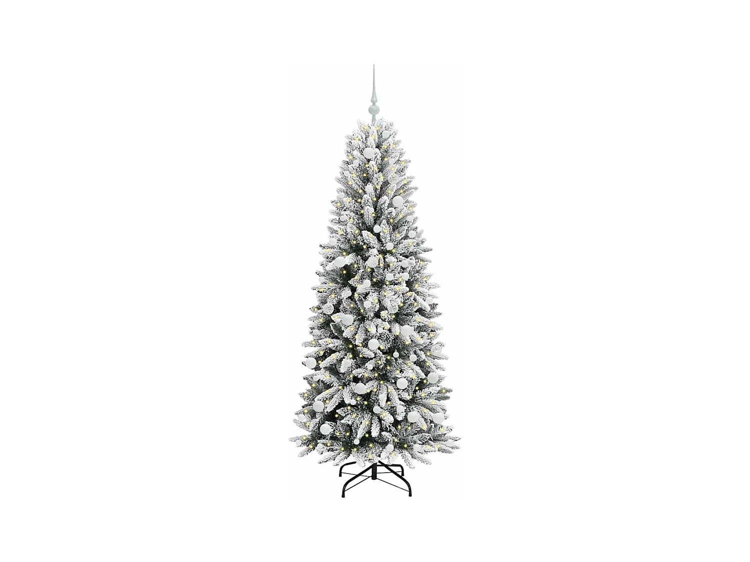 Sapin de Noël artificiel avec 300 LED Blanc 73 x 73 x 180 cm