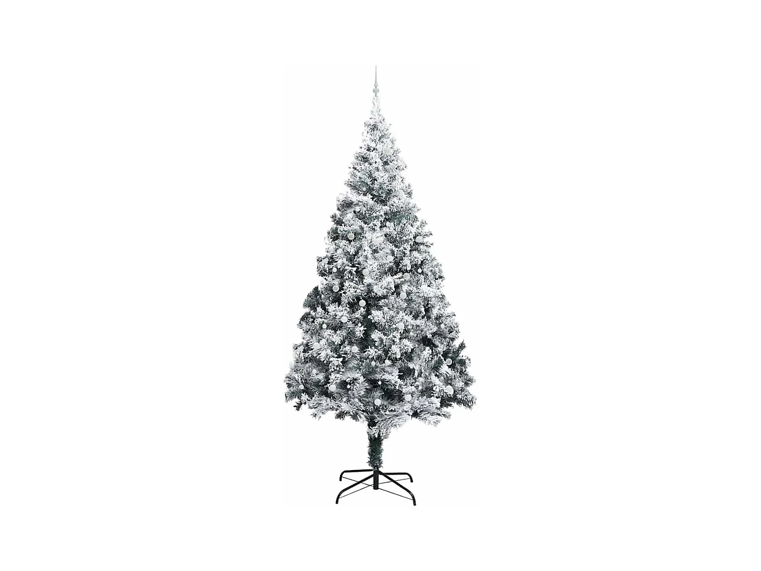 Kunstkerstboom met verlichting en ballen set Groen 400 cm PVC