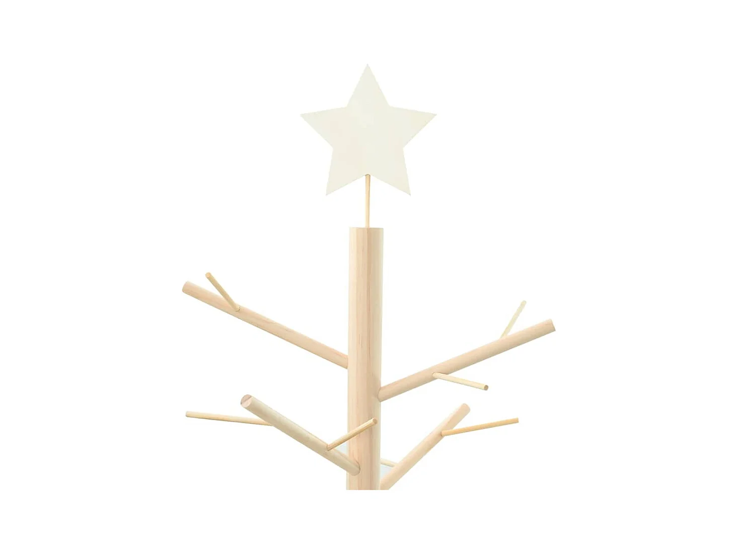 Houten kerstboom Naturel 180 cm Massief grenenhout