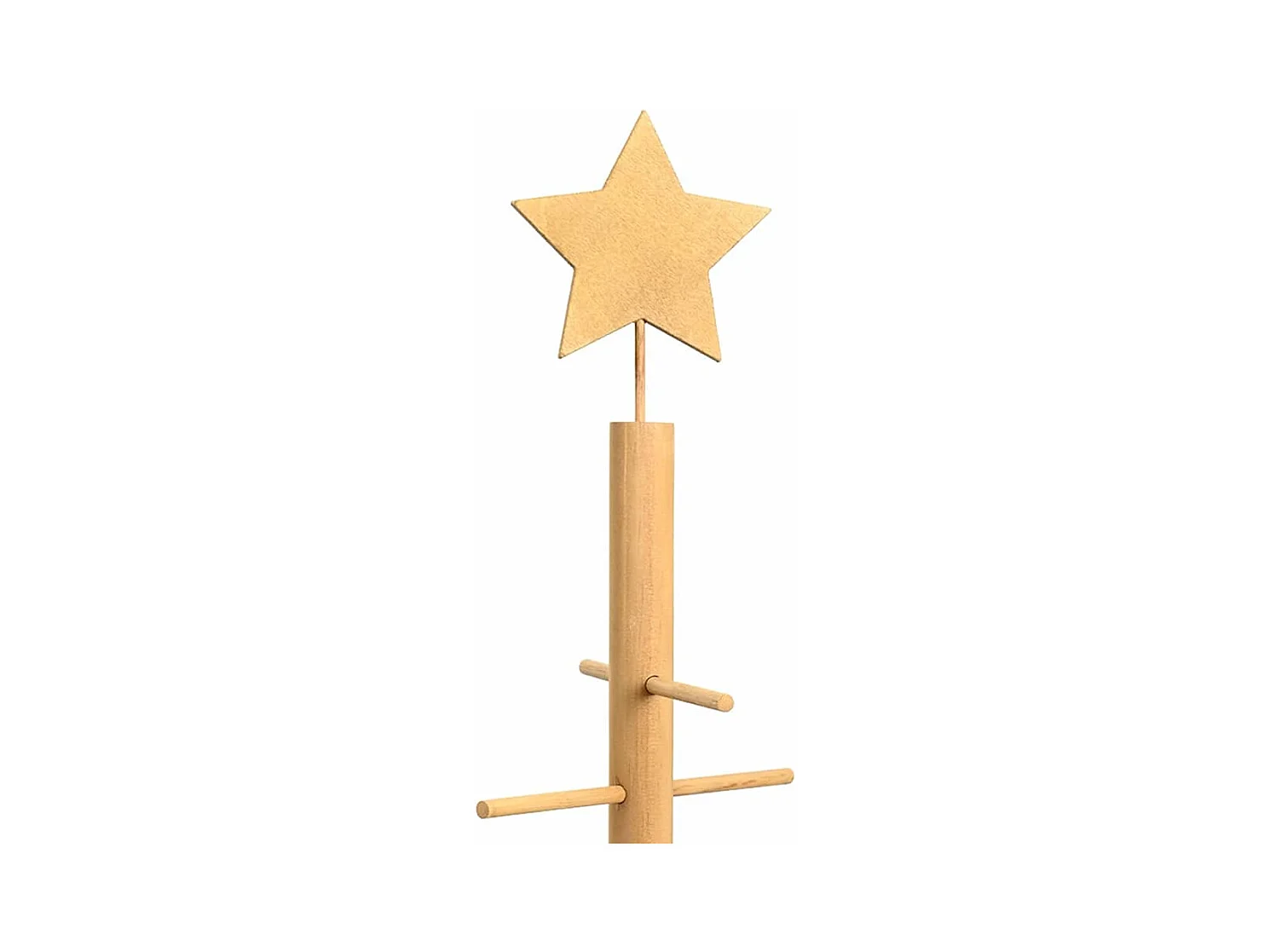 Arbre de Noël en bois avec support Marron 180 cm Bambou