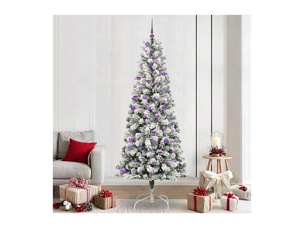 Sapin de Noël Artificiel à Branches Articulées 240 cm PVC