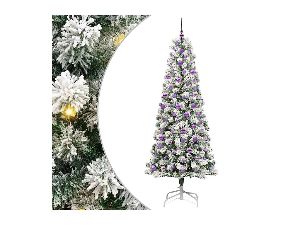Sapin de Noël Artificiel à Branches Articulées 240 cm PVC