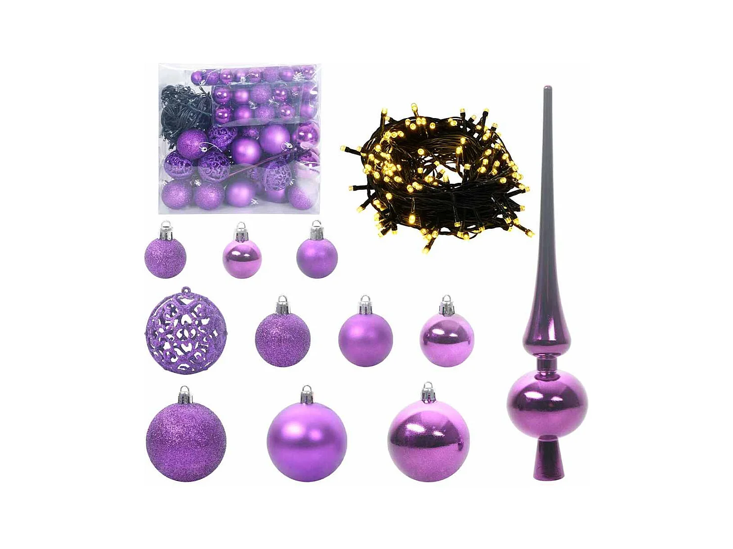 Sapin de Noël Artificiel à Branches Articulées 240 cm PVC