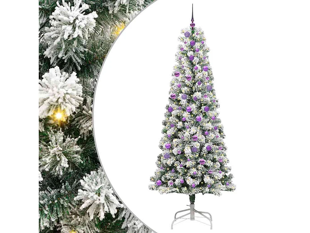 Sapin de Noël Artificiel à Branches Articulées 240 cm PVC